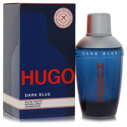 Dark Blue By Hugo Boss Eau De Toilette Spray 2.5 Oz For Men