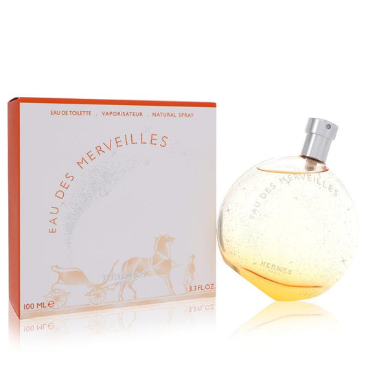 Eau Des Merveilles By Hermes Eau De Toilette Spray 3.4 Oz For Women
