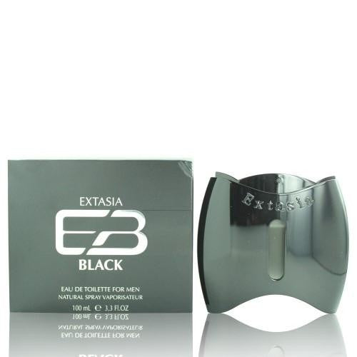 Extasia Black By New Brand 3.4 Fl.Oz. EDT Spray For Men