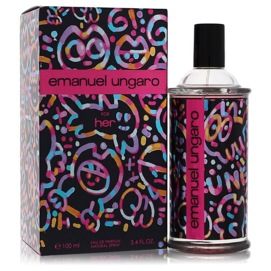 Emanuel Ungaro For Her By Ungaro Eau De Parfum Spray 3.4 Oz For Women
