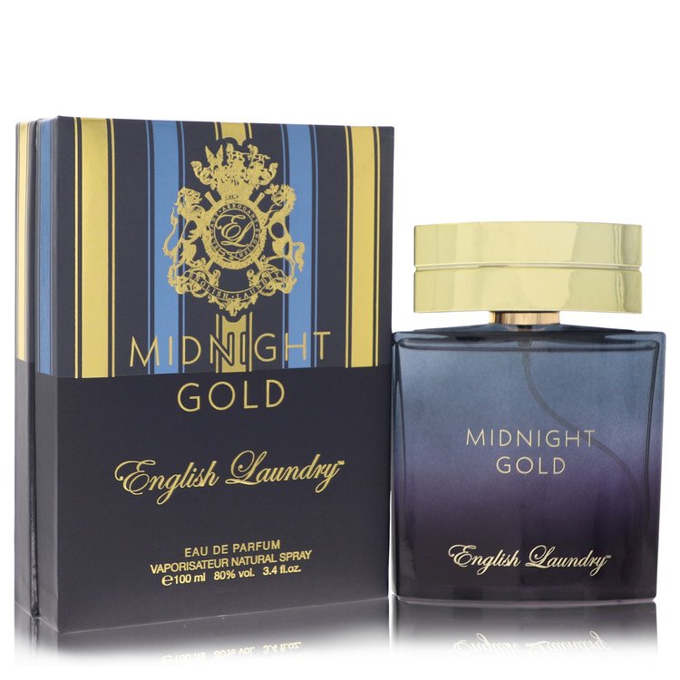 English Laundry Midnight Gold By English Laundry Eau De Parfum Spray 3.4 Oz For Men