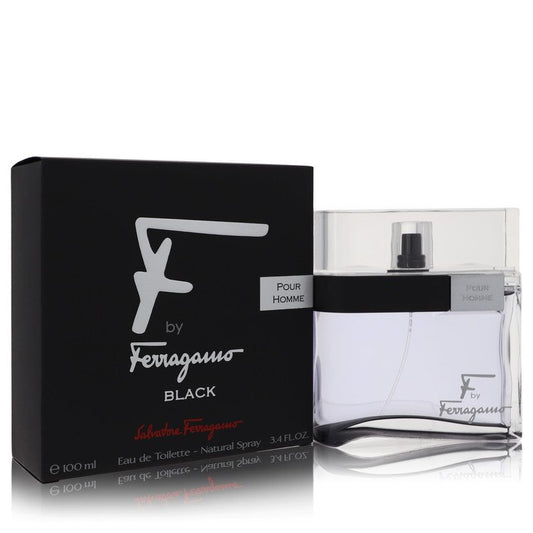 F Black By Salvatore Ferragamo Eau De Toilette Spray 1.7 Oz For Men