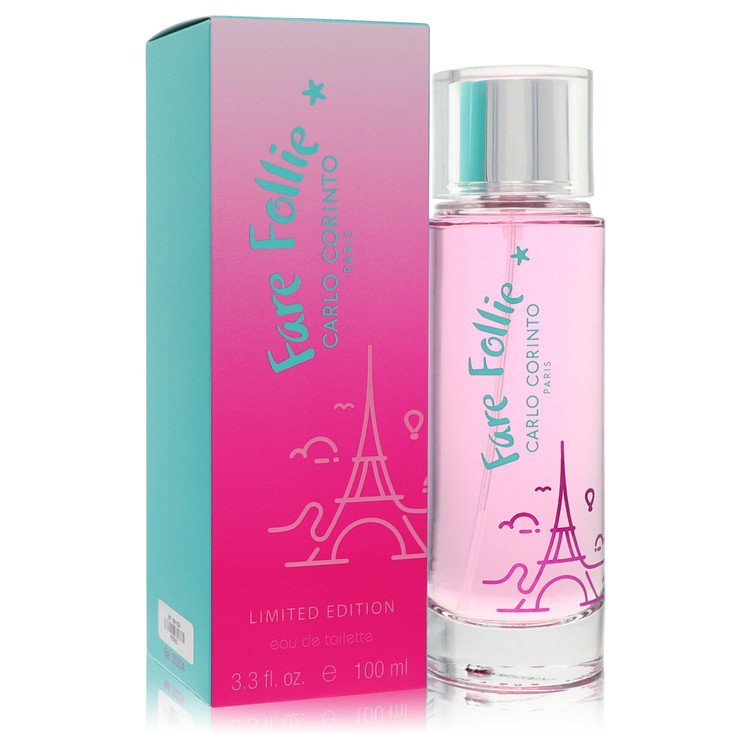 Fare Follie By Carlo Corinto Eau De Toilette Spray (Limited Edition) 3.3 Oz For Women