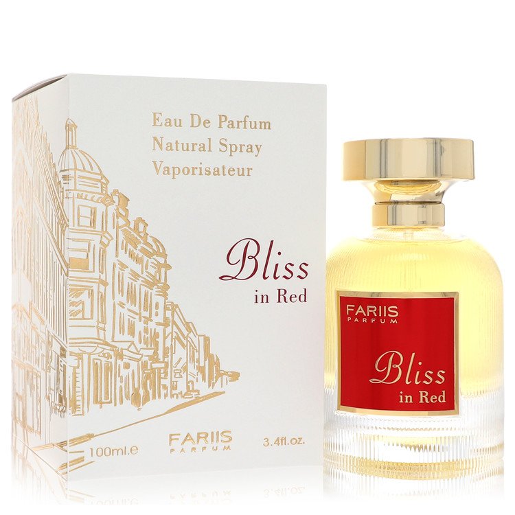 Fariis Bliss In Red By Fariis Parfum Eau De Parfum Spray (Unisex) 3.4 Oz For Women