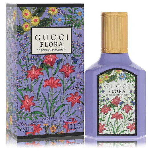 Flora Gorgeous Magnolia By Gucci Eau De Parfum Spray 1.0 Oz For Women