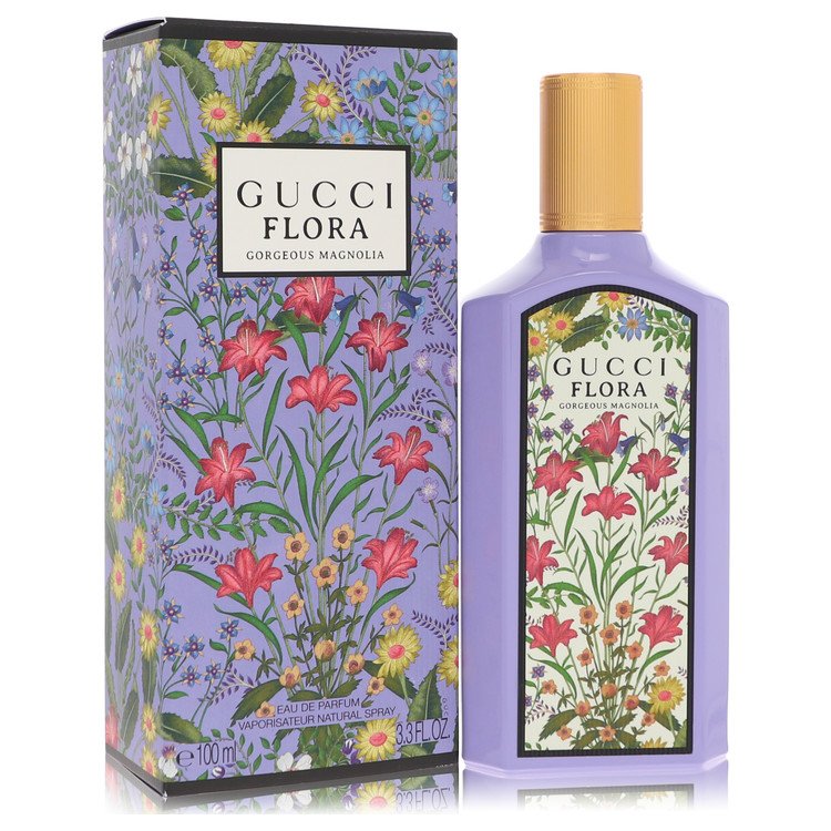 Flora Gorgeous Magnolia By Gucci Eau De Parfum Spray 3.3 Oz For Women