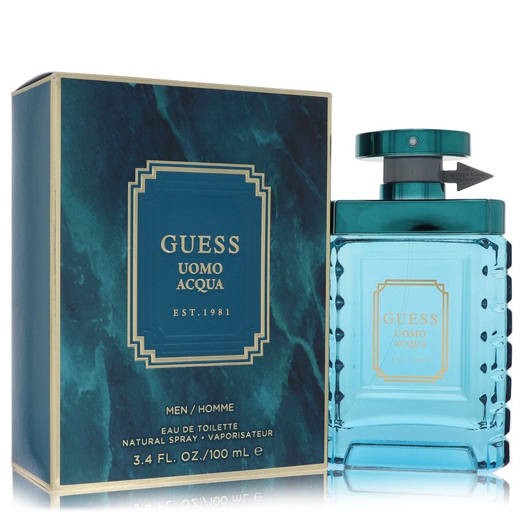 Guess Uomo Acqua By Guess Eau De Toilette Spray 3.4 Oz For Men