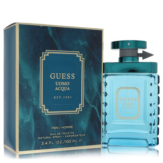 Guess Uomo Acqua By Guess Eau De Toilette Spray 3.4 Oz For Men