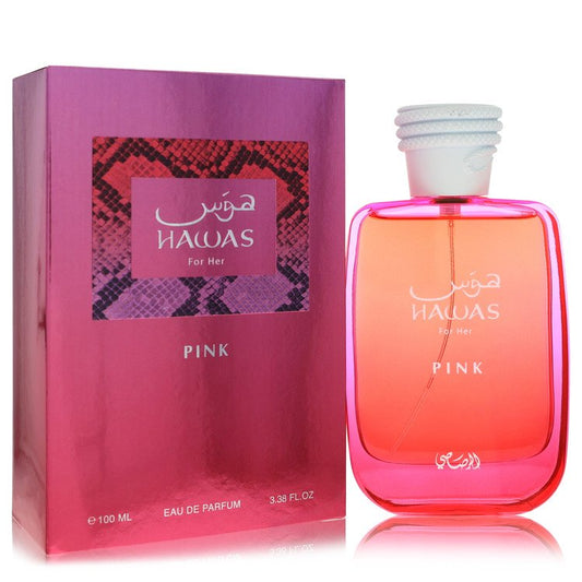 Hawas Pink By Rasasi Eau De Parfum Spray 3.38 Oz For Women