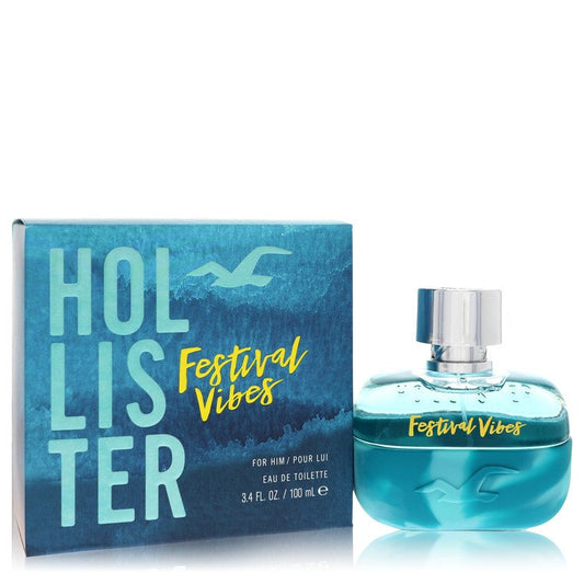 Hollister Festival Vibes By Hollister Eau De Toilette Spray 3.4 Oz For Men