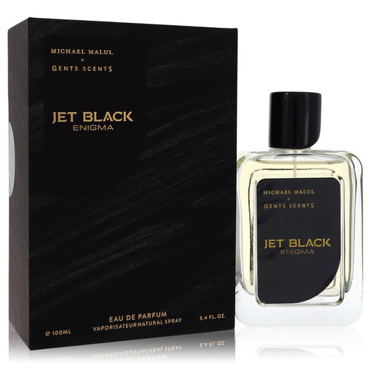 Jet Black Enigma By Michael Malul Eau De Parfum Spray 3.4 Oz For Men