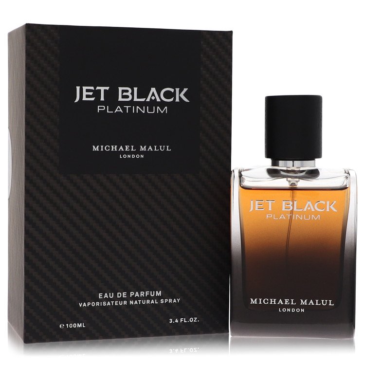 Jet Black Platinum By Michael Malul Eau De Parfum Spray 3.4 Oz For Men