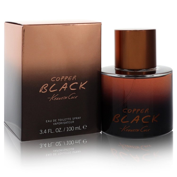Kenneth Cole Copper Black By Kenneth Cole Eau De Toilette Spray 3.4 Oz For Men