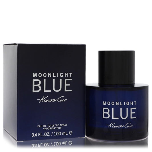 Kenneth Cole Moonlight Blue By Kenneth Cole Eau De Toilette Spray 3.4 Oz For Men