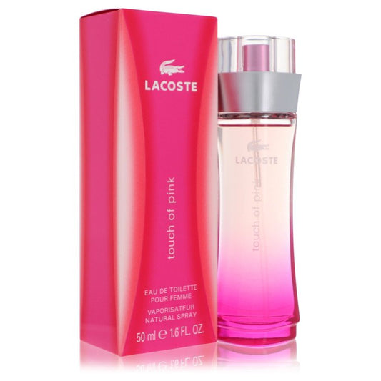 Touch Of Pink By Lacoste Eau De Toilette Spray 1.6 Oz For Women