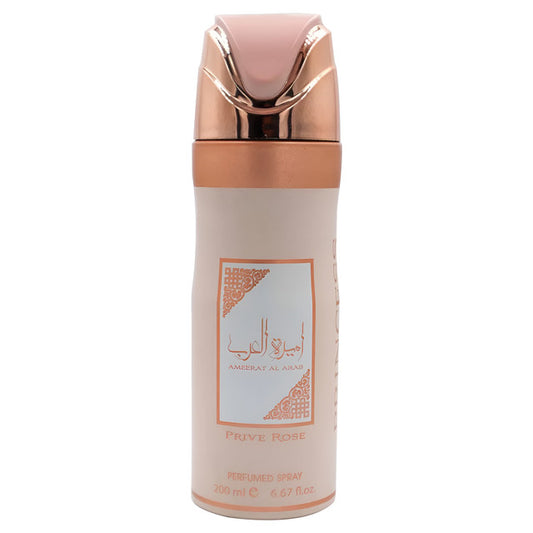 Lattafa Ameerat Al Arab Prive Rose 6.7 Perfumed Body Spray For Women