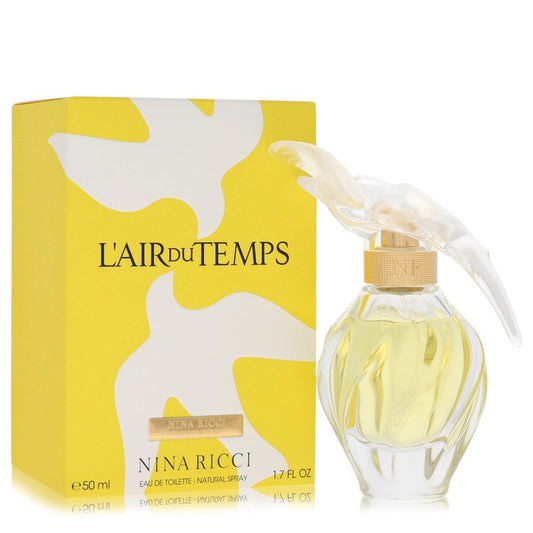 L'Air Du Temps By Nina Ricci Eau De Toilette Spray With Bird Cap 1.7 Oz For Women