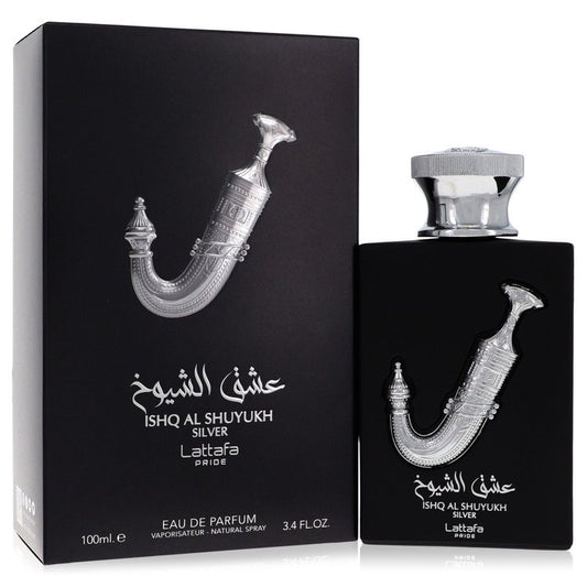 Lattafa Pride Ishq Al Shuyukh Silver By Lattafa Eau De Parfum Spray (Unisex) 3.4 Oz For Men
