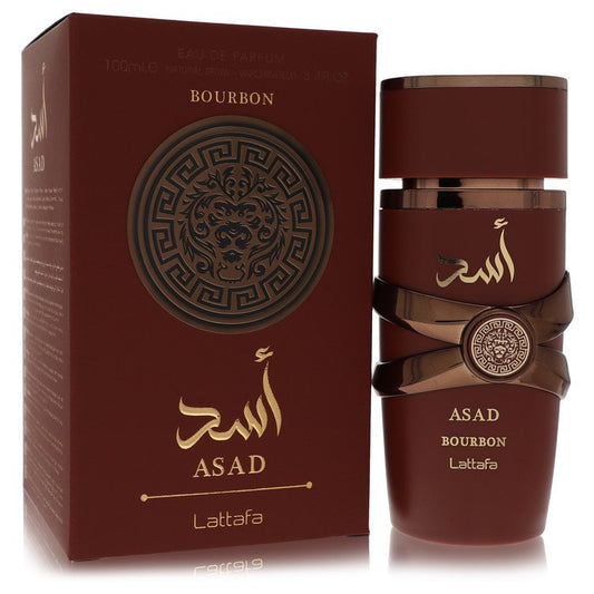 Lattafa Asad Bourbon By Lattafa Eau De Parfum Spray 3.4 Oz For Men