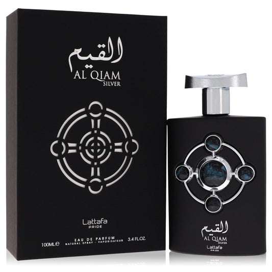 Lattafa Pride Al Qiam Silver By Lattafa Eau De Parfum Spray (Unisex) 3.4 Oz For Men
