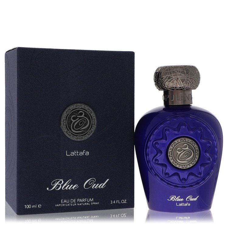 Lattafa Blue Oud By Lattafa Eau De Parfum Spray (Unisex) 3.4 Oz For Men