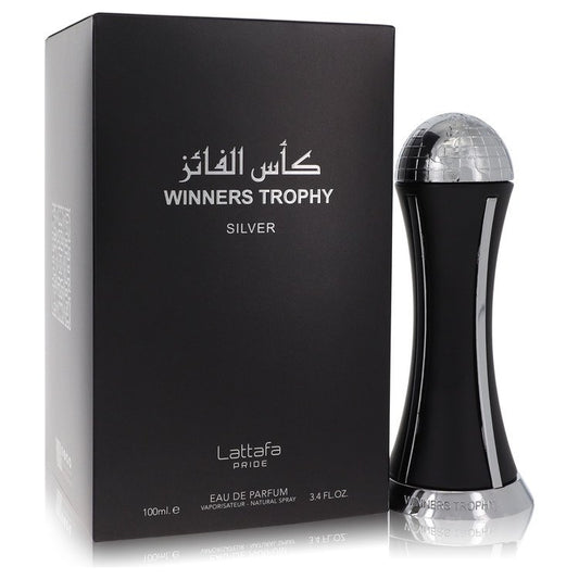 Lattafa Pride Winners Trophy Silver By Lattafa Eau De Parfum Spray 3.4 Oz For Men