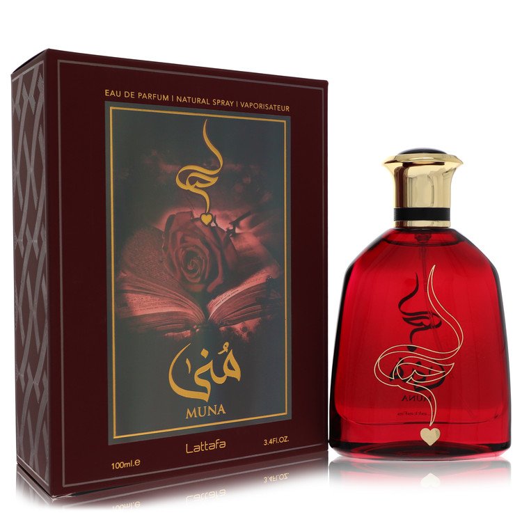 Lattafa Muna By Lattafa Eau De Parfum Spray (Unisex) 3.4 Oz For Women