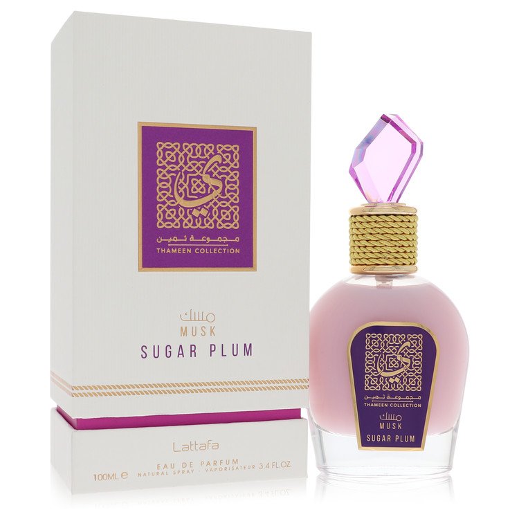 Lattafa Musk Sugar Plum By Lattafa Eau De Parfum Spray (Unisex) 3.4 Oz For Women