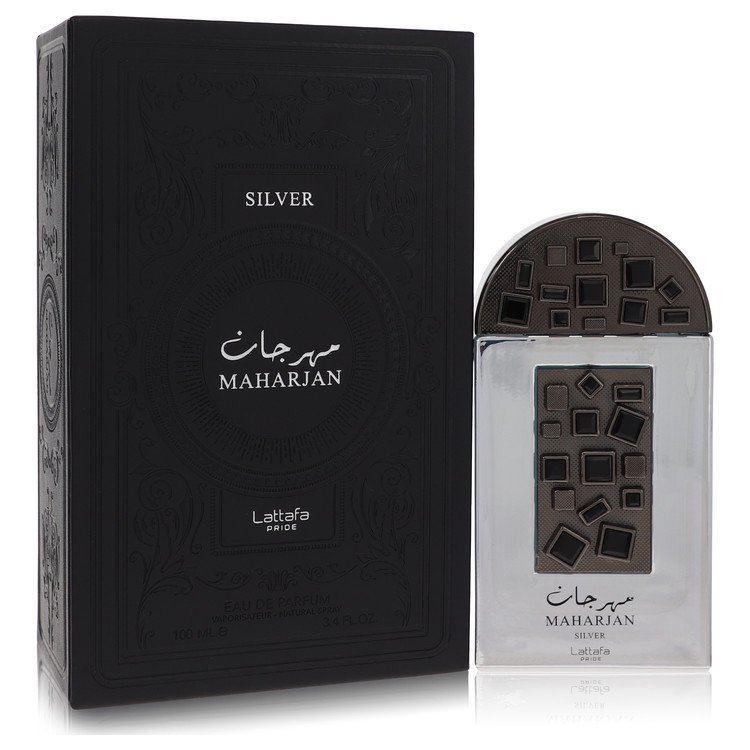 Lattafa Pride Maharjan Silver By Lattafa Eau De Parfum Spray (Unisex) 3.4 Oz For Men