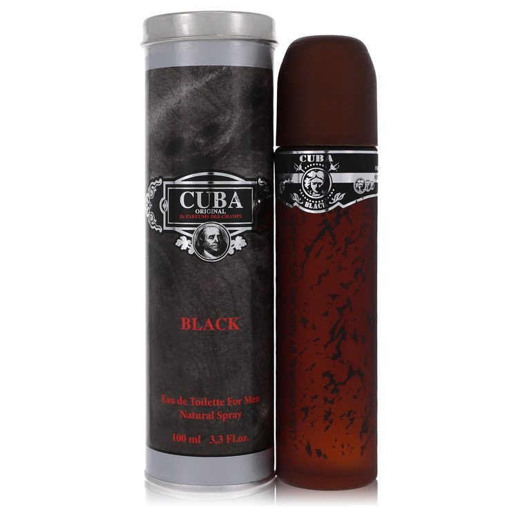Cuba Black By Fragluxe Eau De Toilette Spray 3.4 Oz For Men