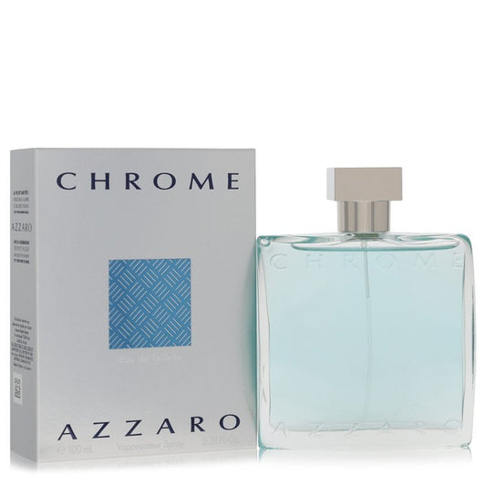 Chrome By Azzaro Eau De Toilette Spray 3.4 Oz For Men