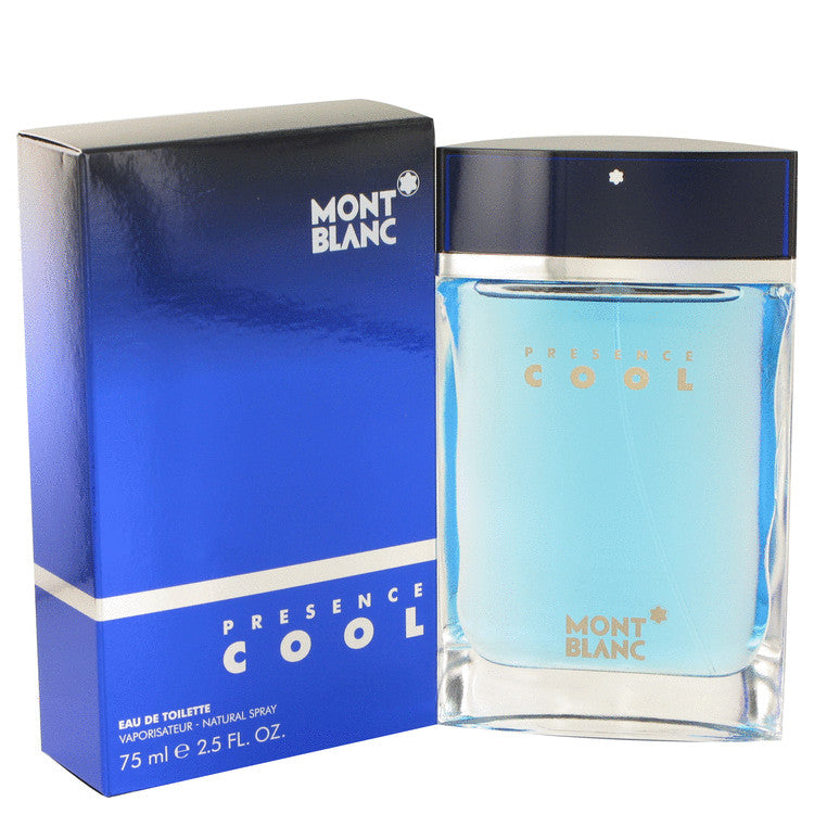 Presence Cool By Mont Blanc Eau De Toilette Spray 2.5 Oz For Men