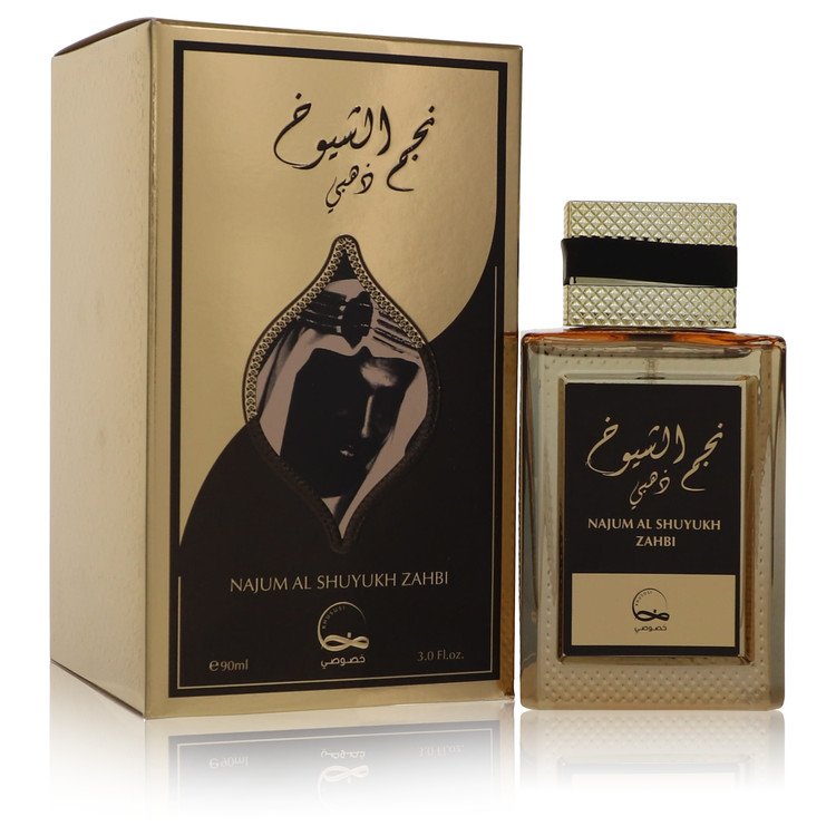 Najum Al Shuyukh Zahbi By Khususi Eau De Parfum Spray 3 Oz For Men