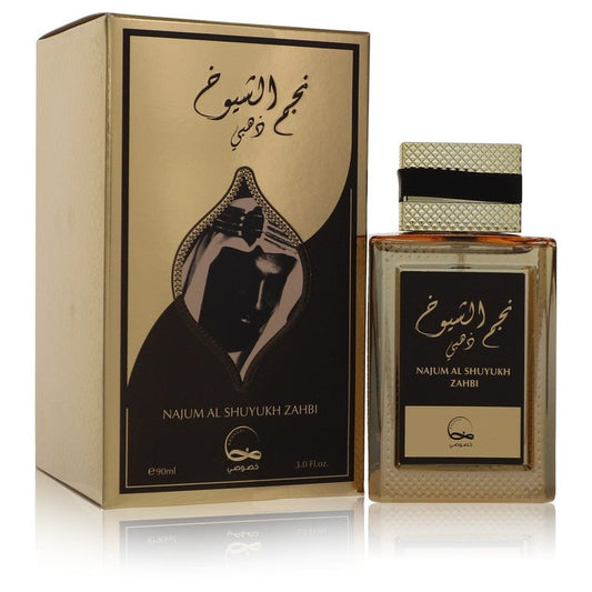 Najum Al Shuyukh Zahbi By Khususi Eau De Parfum Spray 3 Oz For Men
