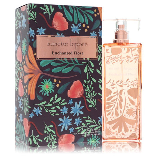 Nanette Lepore Enchanted Flora By Nanette Lepore Eau De Parfum Spray 3.4 Oz For Women