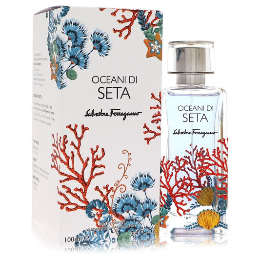 Oceani Di Seta By Salvatore Ferragamo Eau De Parfum Spray (Unisex) 3.4 Oz For Women