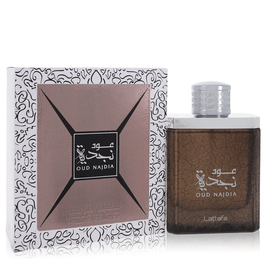 Oud Najdia By Lattafa Eau De Parfum Spray (Unisex) 3.4 Oz For Women