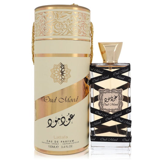 Lattafa Oud Mood By Lattafa Eau De Parfum Spray (Unisex) 3.4 Oz For Women