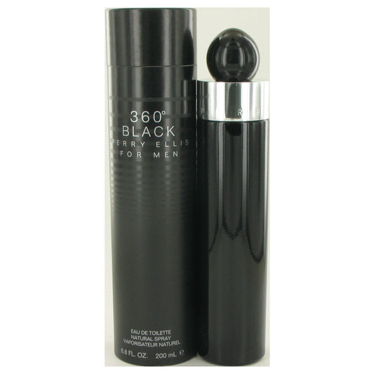 Perry Ellis 360 Black By Perry Ellis Eau De Toilette Spray 6.8 Oz For Men