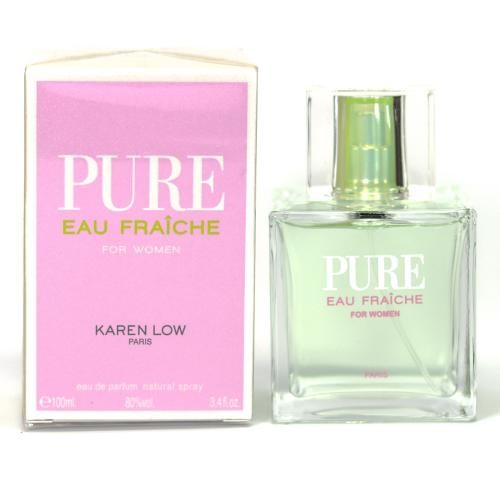Pure Eau Fraiche By Karen Low 3.4 Fl.Oz. EDP Spray For Women
