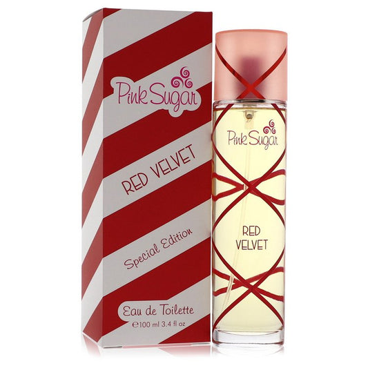 Pink Sugar Red Velvet By Aquolina Eau De Toilette Spray 3.4 Oz For Women