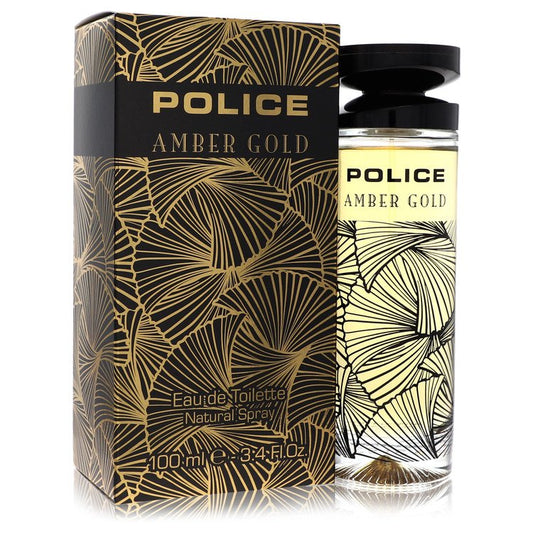 Police Amber Gold By Police Colognes Eau De Toilette Spray 3.4 Oz For Women