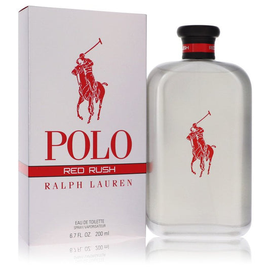 Polo Red Rush By Ralph Lauren Eau De Toilette Spray 6.7 Oz For Men