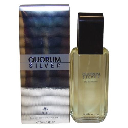 Quorum Silver By Antonio Puig 3.4 Fl.Oz. EDT Spray For Men