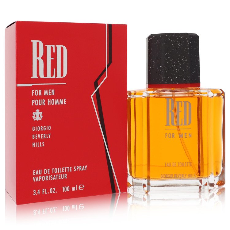 Red By Giorgio Beverly Hills Eau De Toilette Spray 3.4 Oz For Men
