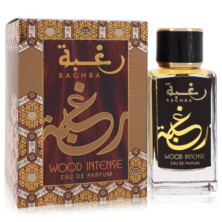 Raghba Wood Intense By Lattafa Eau De Parfum Spray (Unisex) 3.4 Oz For Women
