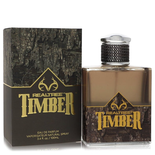 Realtree Timber By Jordan Outdoor Eau De Parfum Spray 3.4 Oz For Men