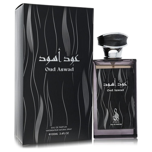 Risala Oud Aswad By Risala Eau De Parfum Spray 3.4 Oz For Men