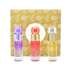 360 3 Pcs. Gift Set: 1.0Oz EDT Spray (Regular) 1.0Oz EDP Spray (Coral)1.0Oz EDP Spray (Purple) For Women.