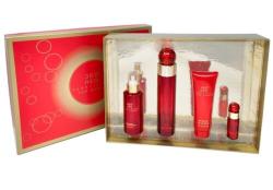360 Red 4 Pcs. Gift Set: 3.4Oz EDP Spray 4.0Oz Body Mist 3.0Oz Shower Gel 7.5Ml EDP For Women